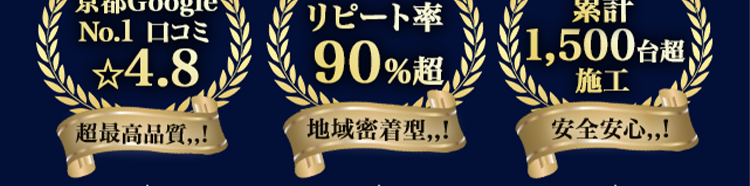 京都Google No.1 口コミ4.8